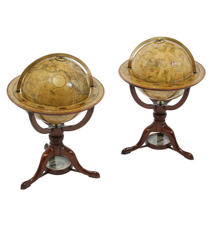 A pair of Regency mahogany 12